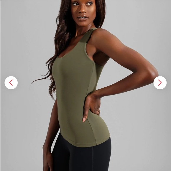 Buffbunny XS foundation tank grounded dark olive - Picture 6 of 6